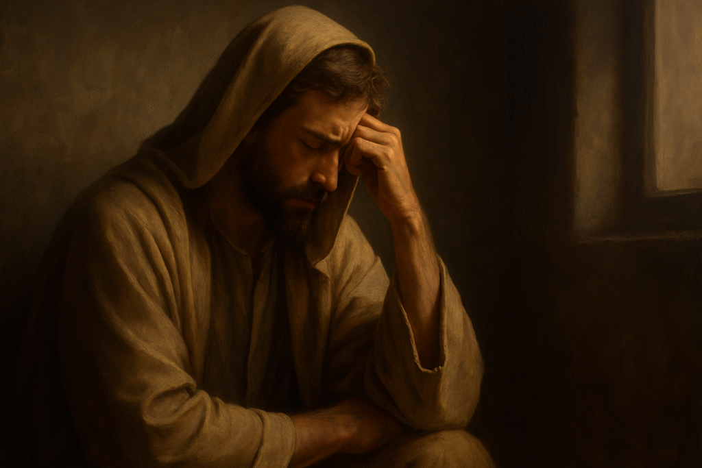 Por qué no tolero a las personas: 5 heridas que Dios puede transformar 1 Persona en soledad e introspección, representando la raíz emocional de por qué no tolero a las personas.